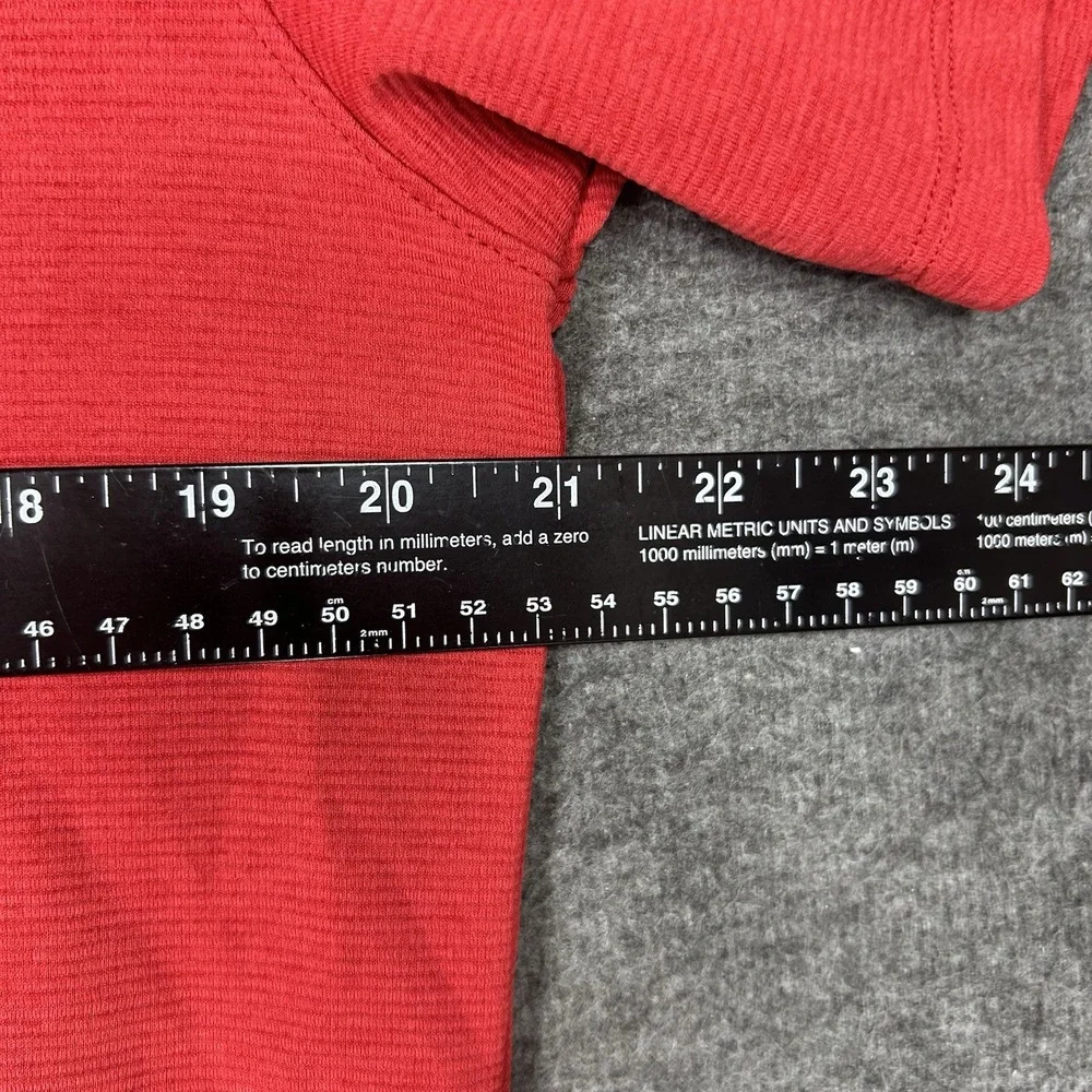 Nike Tiger Woods Shirt Mens M Red Polo Blade Collar AeroReact Golf BV1315
